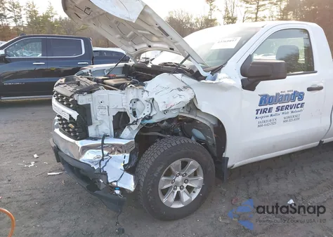 2022 Chevrolet Silverado 1500 Ltd 2Wd Long Bed Wt from USA, damaged, VIN 3GCNWAED4NG184562